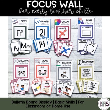 Preview of Focus Wall for Early Learner Skills