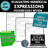 Evaluating Expressions Focused Daily Review Digital Option