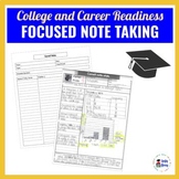 Focused Note Taking for the avid learner l College and Career Readiness 