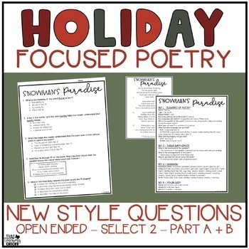 focused poetry 4th grade holiday by texas teaching chicks