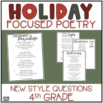 Preview of Focused Poetry 4th Grade: Winter Holiday