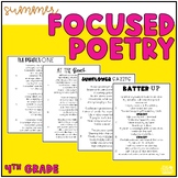 Focused Poetry 4th Grade: Summer