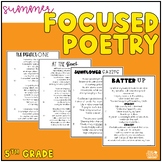 Focused Poetry 5th Grade: Summer