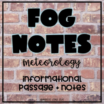 Preview of Fog Notes