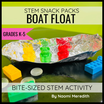 Preview of Foil Boat STEM Challenge | STEM Snack Packs