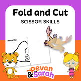 Fold and Cut | Scissor Skills Craft | Fine Motor Activity