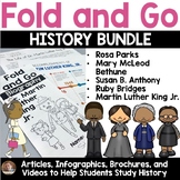 Fold and Go Biography Bundle: Activities for Grades 3-5