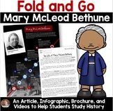 Fold and Go Biography: Mary McLeod Bethune- Activity for G