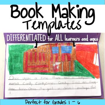 Preview of Student 'Make Your Own Book' Templates: Over 35 Differentiated Designs included!