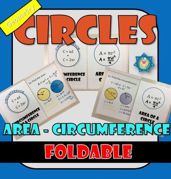 Preview of Circles - Area and Circumference Foldable