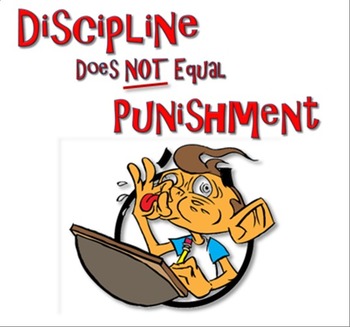 Preview of Discipline Not Punishment - Foldable Pamphlet