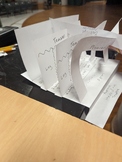 One and Done Stage Diagram Foldable 3-D Model Template and