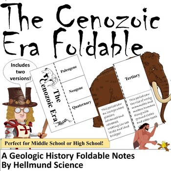 Preview of Foldable- The Cenozoic Era