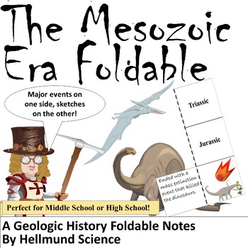 Preview of Foldable- The Mesozoic Era