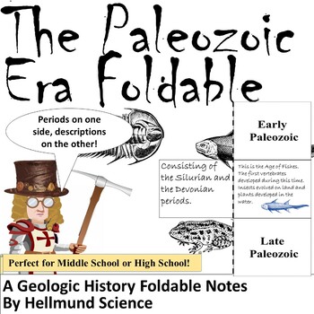 Preview of Foldable- The Paleozoic Era