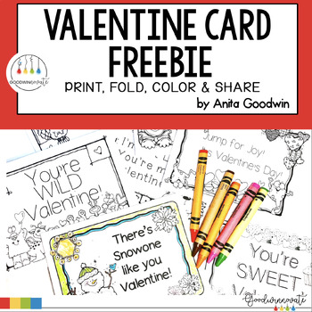 Preview of Valentine Cards Freebie