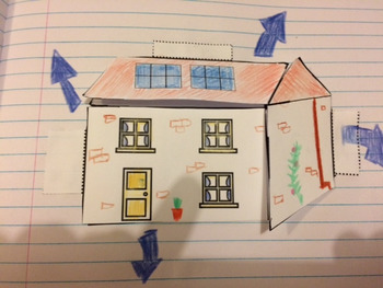 Preview of Foldable, interactive notebook, for thermal energy loss & transfer in the home.