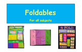 Make Foldables ELA, Math, Science, Social Studies, Reading