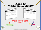 Angle Relationships Tasks