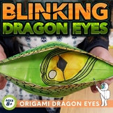 Blinking Origami Dragon Eyes - Origami Elementary Art Less