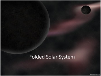 Preview of Folded Solar System Model activity -  NGSS MS standard