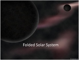 Folded Solar System Model activity -  NGSS MS standard