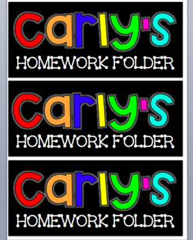 Preview of Folder Covers