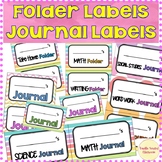 Folder Labels, Journal Labels