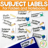 Notebook Labels | Journal Subject Labels | Folder Labels