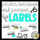 Folder, Notebook, and Journal Labels