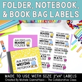 Folder and Notebook Labels for Students | Add Your Student