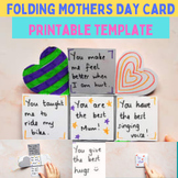 Folding Mothers Day Card Printable Template