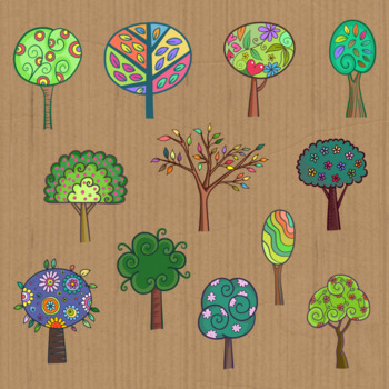 brown tree clipart
