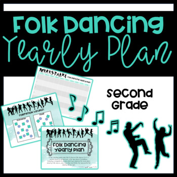Preview of Folk Dancing Yearly Plan - Second Grade