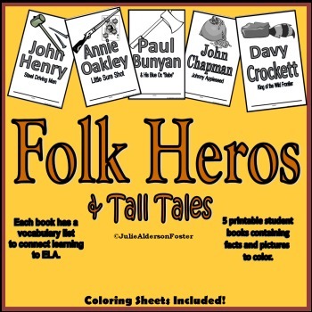 Preview of Folk Heros and Tall Tales