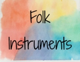 Folk Instruments Posters