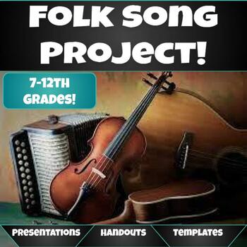 Preview of Folk Song 2-Part Project!