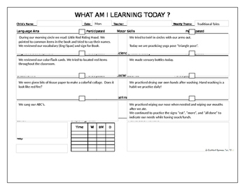 Preview of Folk Tales and Fables Daily Lesson Plans