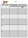 Folktale/Fable Organizer