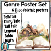 Folktale Genres Poster Set FREEBIE! Fairy Tale, Tall Tale,