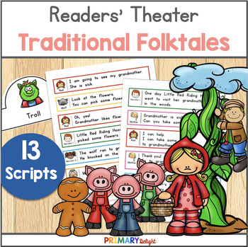 Preview of Folktale Readers Theater Scripts | Bundle of 13 Scripts with Fairy Tales