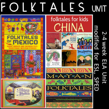 Preview of Folktale Unit - ESL - Cultural Diversity - Beginning of the Year
