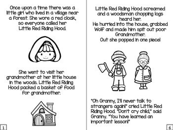 Fables And Folktales Activities For Common Core Little Red Riding Hood
