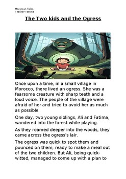 Preview of Folktales 'the two kids and the ogress'