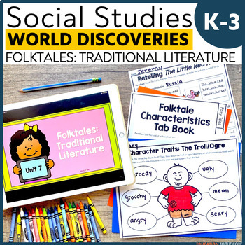 Preview of Folktales Around the World (Fairytales, Fables & More) ELA & Social Studies Unit