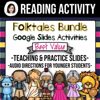 Preview of Folktales Bundle Google Slides Activities (Distance Learning)