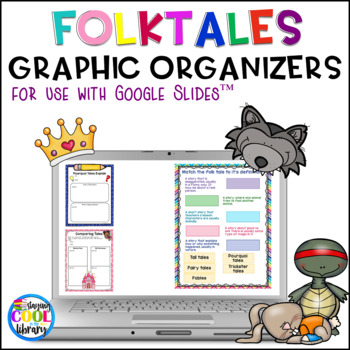 Preview of Folktales Digital Graphic Organizers for Google Slides