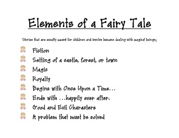 Folktales, Fairy Tales, and Fables: Elements by McLaren Marvels