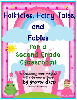 Preview of Folktales, Fairy Tales, and Fables for a Second Grade Classroom