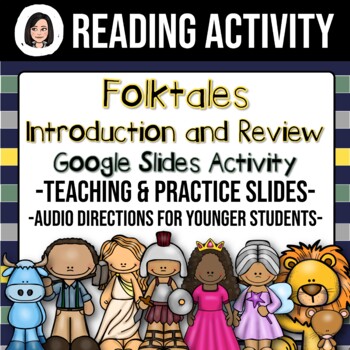 Preview of Folktales Introduction & Review Google Slide Activity [Distance Learning]